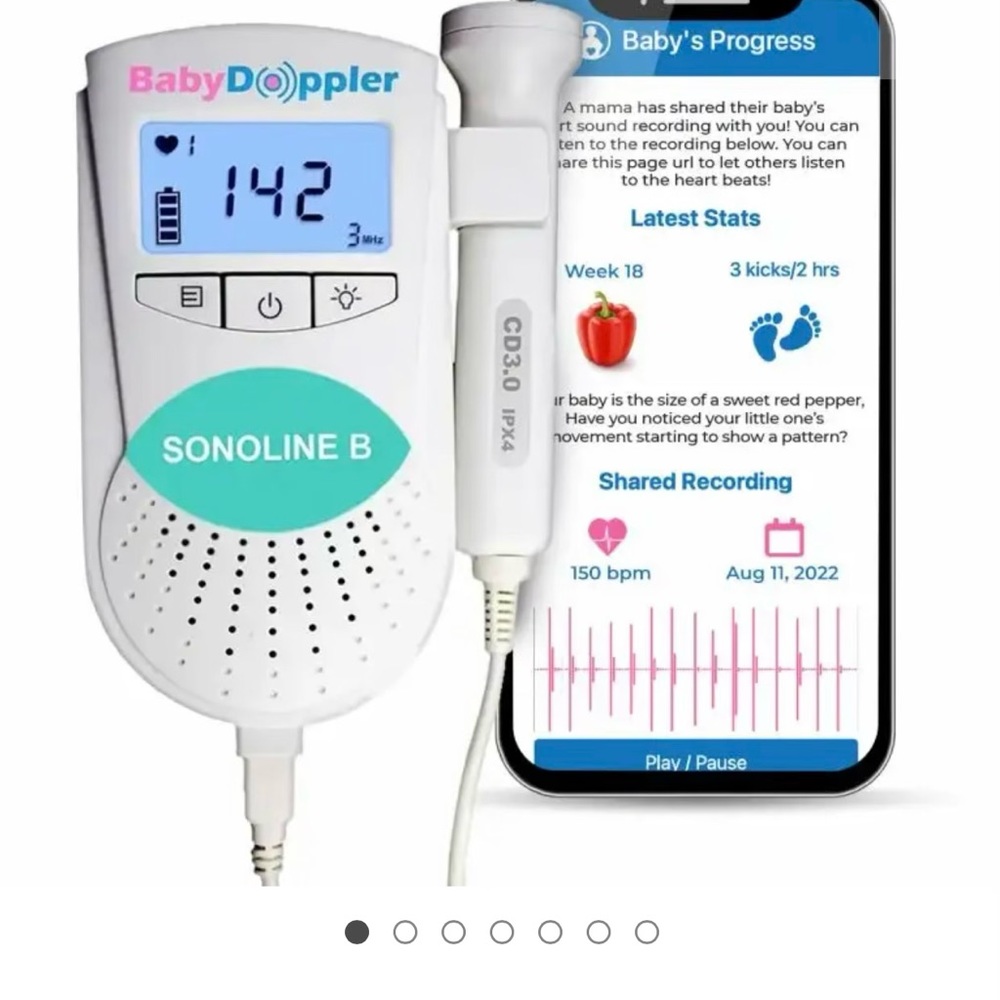The official BabyDoppler Sonoline B Fetal Doppler (Teal)